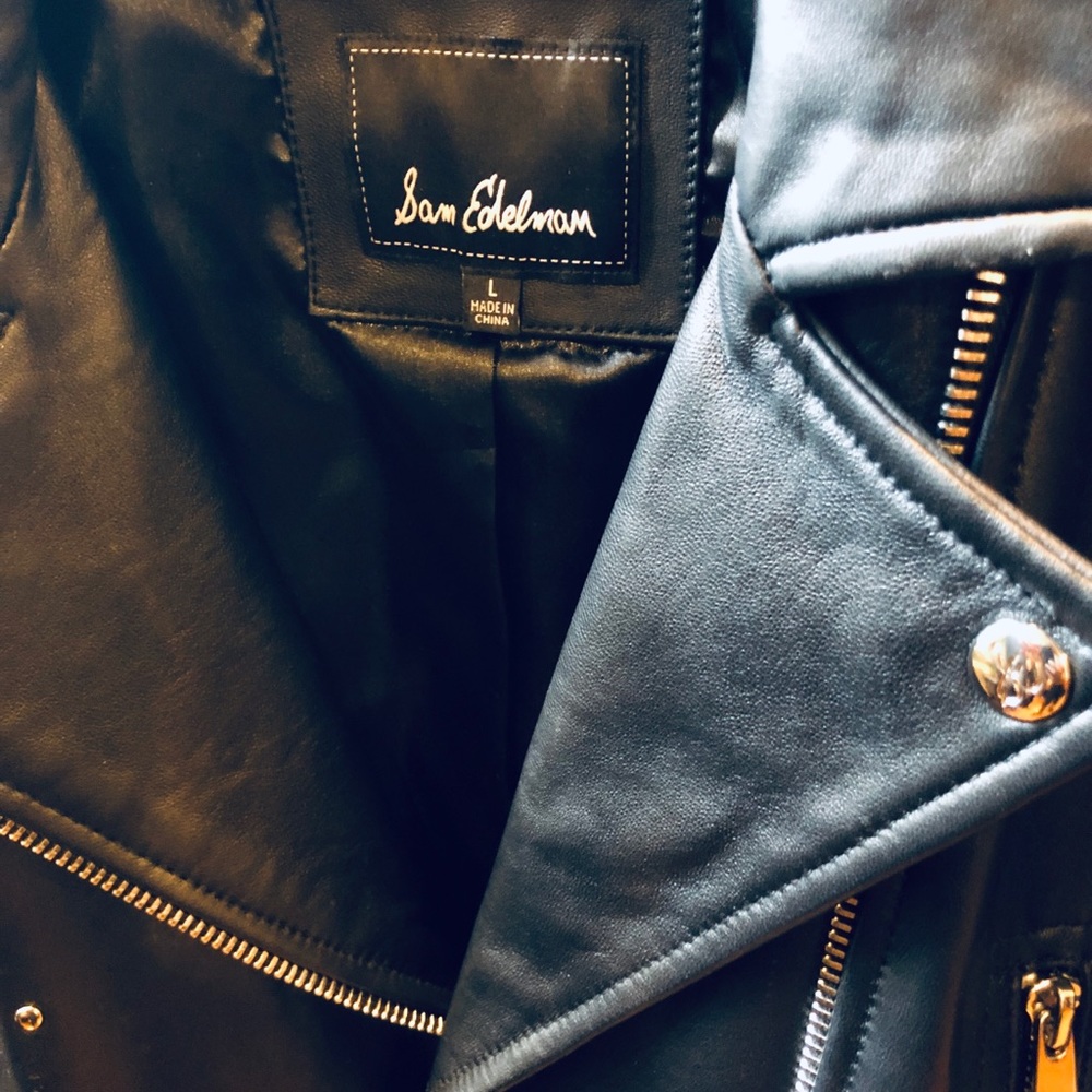 Sam Edelman Leather Jacket - Picture 4 of 5
